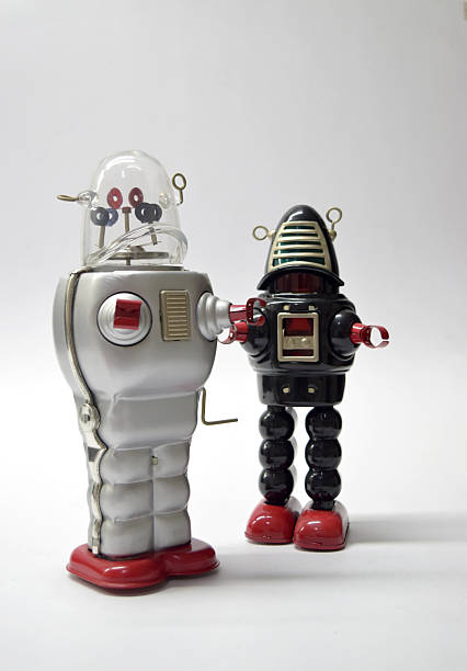 istock Robot vintage toy close up 466539702