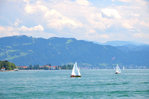 Picturesque landscape of Lake Bodensee, Germany