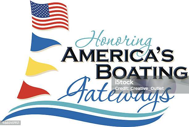 Boating Heading C Stock Illustration - Download Image Now - American Flag, Cut Out, Flag