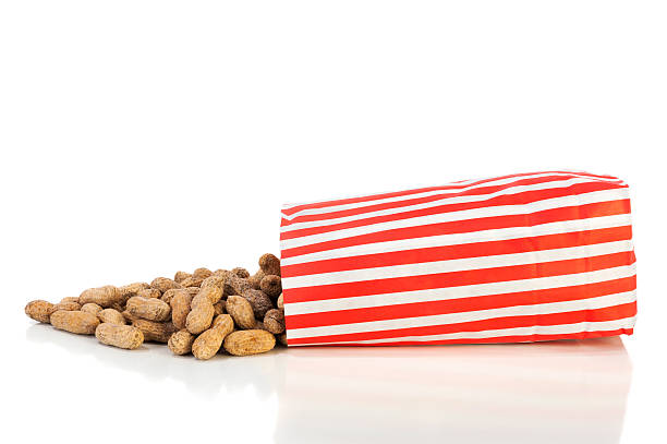 istock Roasted Peanuts in a tall Paper Bag 466548065