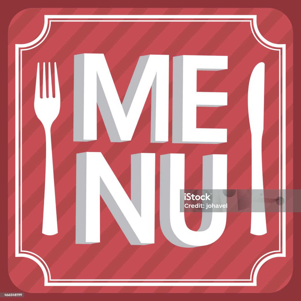 Menu Design Stock Illustration - Download Image Now - Computer Graphic ...
