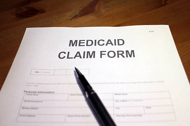istock Medical Claim Form Top-view 466548650