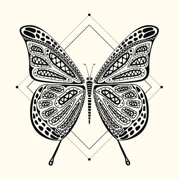 Vector illustration of butterfly