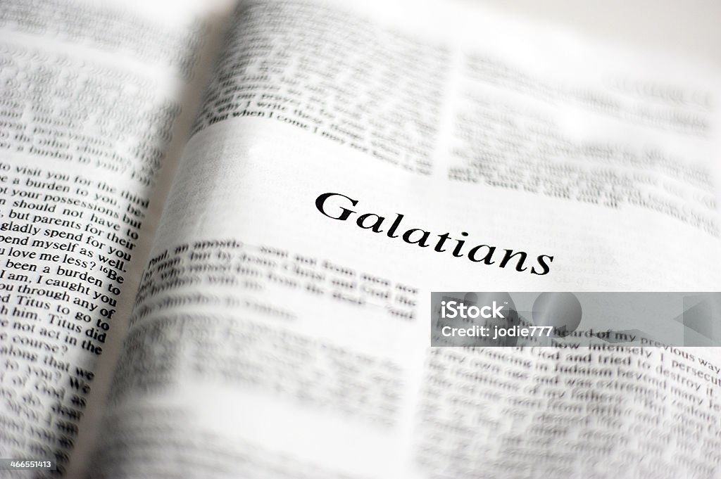 Galatians Book of Galatians in the Bible Bible Stock Photo