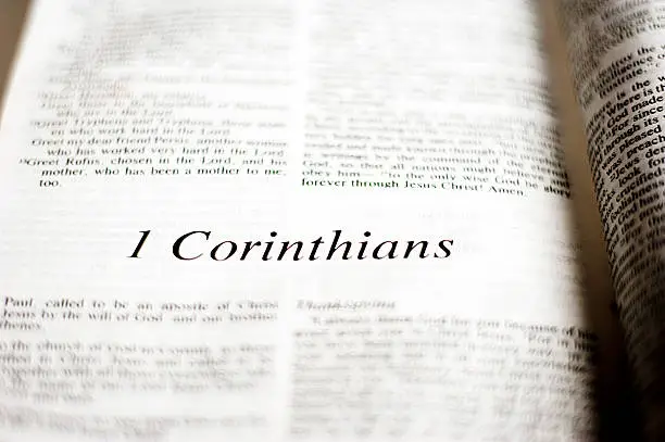 1 Corinthians, one of 66 books in the Bible