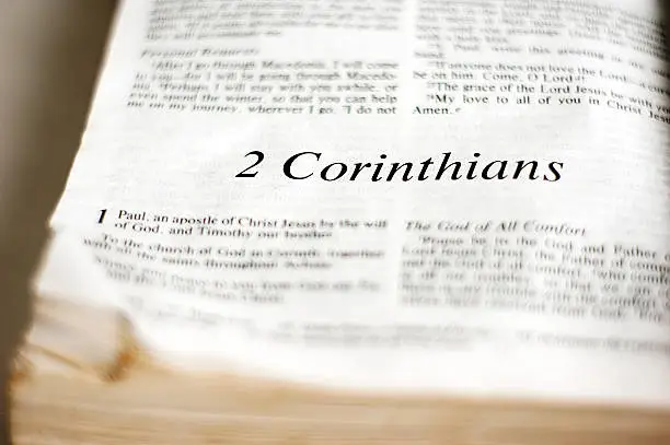 2 Corinthians, one of 66 books in the Bible