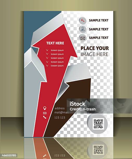 Vecteur Brochure Modèle De Couverture Vecteurs libres de droits et plus d'images vectorielles de Abstrait - Abstrait, Affaires, Affaires d'entreprise