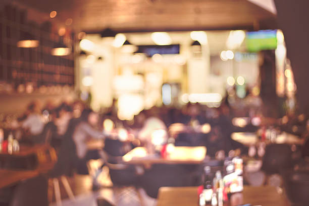 istock Blur restaurant - vintage effect style picture 466555610