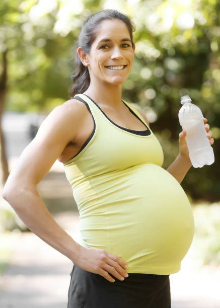 istock Pregnant Woman Excercising 466555619