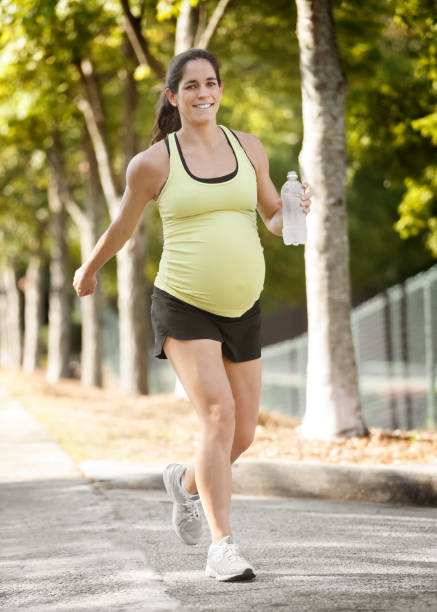istock Pregnant Woman Excercising 466555621