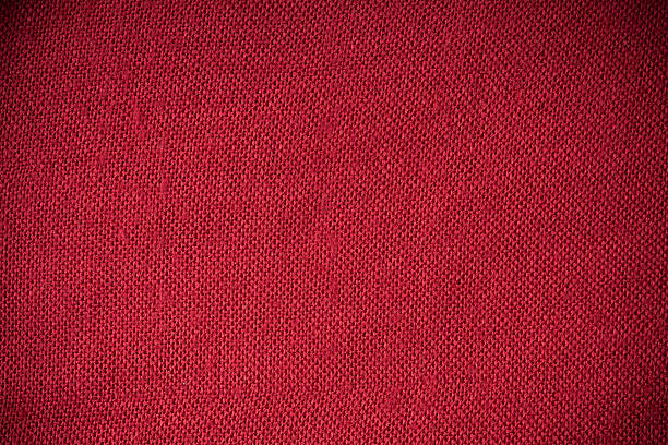 istock Closeup of red brown fabric textile material as texture background 466556033