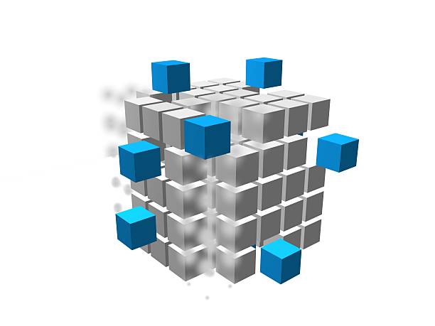 image. 3d cube 03 stock photo