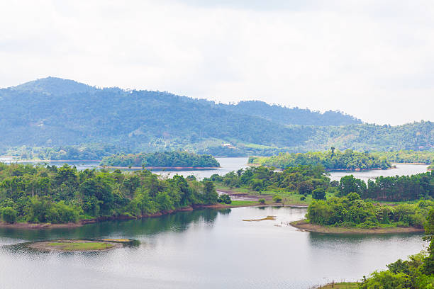 istock Scenic view mountains, islands and forests. 466559573