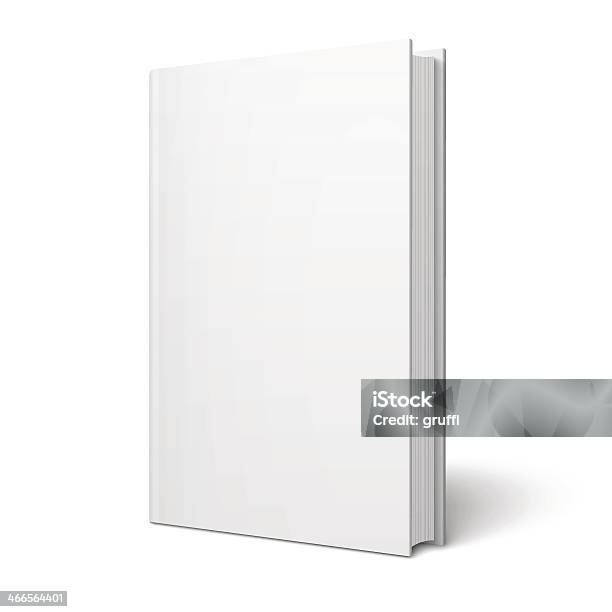Blank Vertical Book Template-vektorgrafik och fler bilder på Bok - Tryckt media - Bok - Tryckt media, Mall, Bokomslag