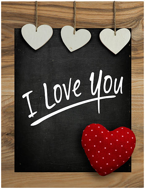 istock I Love You Message Chalkboard White Valentine's heart 466566697