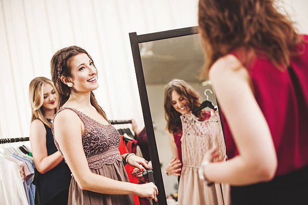 istock Young women shopping 466571871