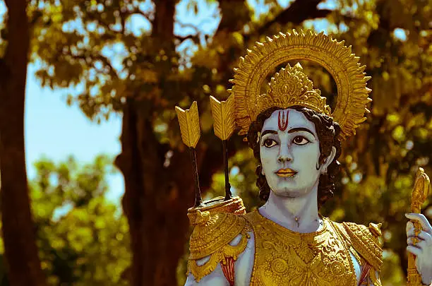 Holy Indian God Shri Ram Statue