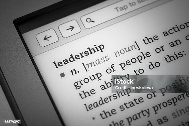 Definition Leadership Stock Photo - Download Image Now - Close-up, Computer, Concepts