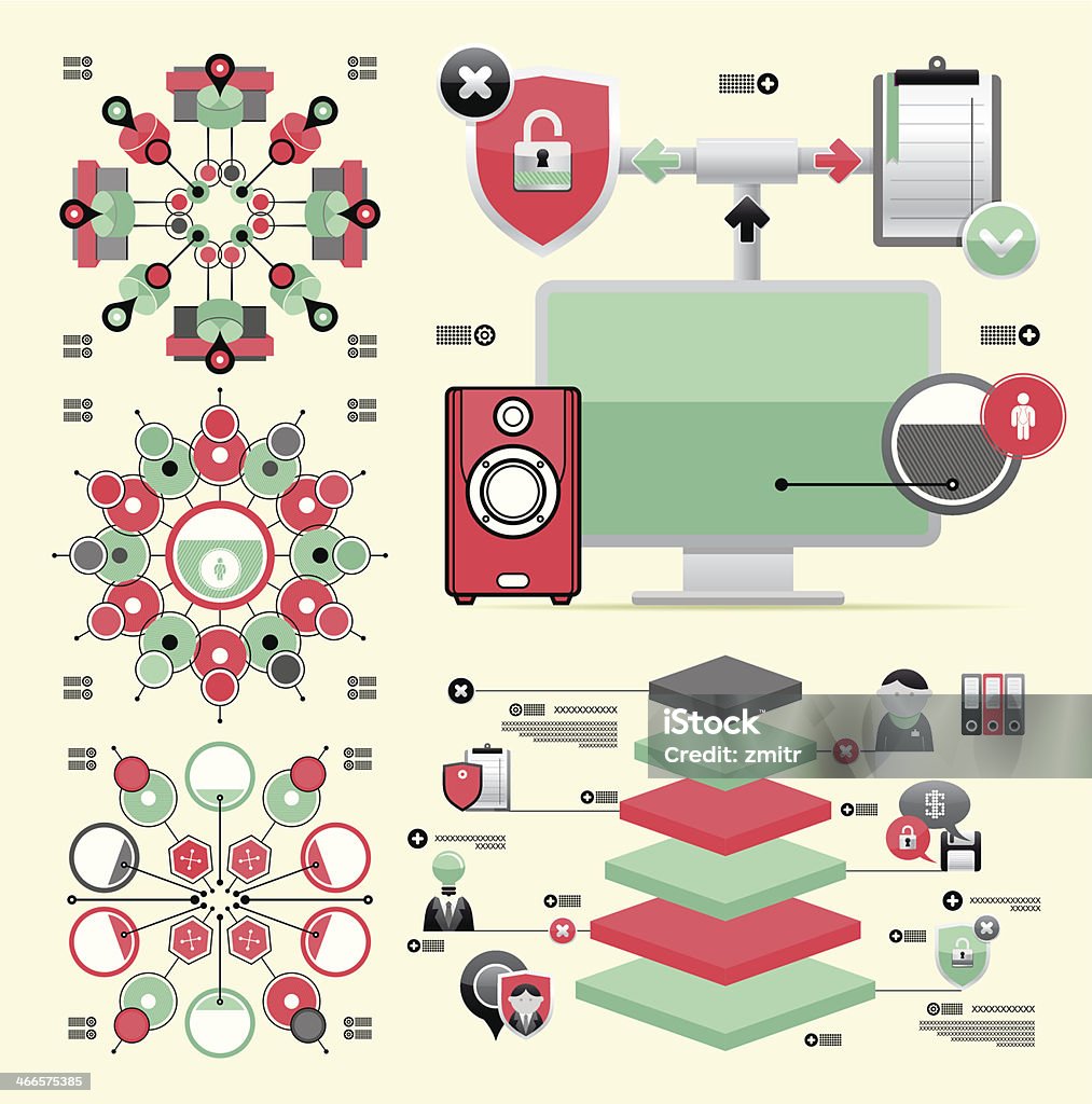 Volume Inforgraphic Volume Elements Of Infographics Stock Illustration - Download Image Now ...