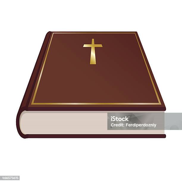 Святая Библия Книга — стоковая векторная графика и другие изображения на тему Антиквариат - Антиквариат, Библиотека, Библия