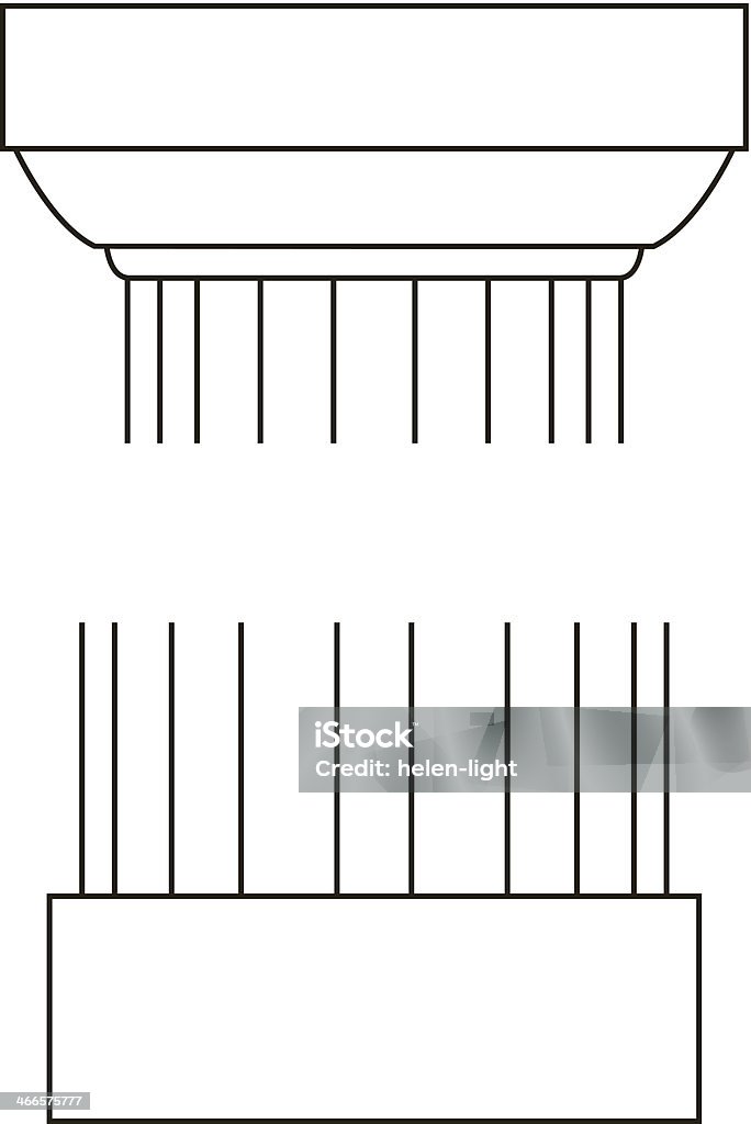 Ancienne Grèce column. illustration vectorielle - clipart vectoriel de Antique libre de droits