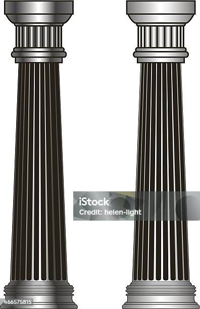 Ancienne Grèce Column Illustration Vectorielle Vecteurs libres de droits et plus d'images vectorielles de Antique - Antique, Antiquités, Architecture