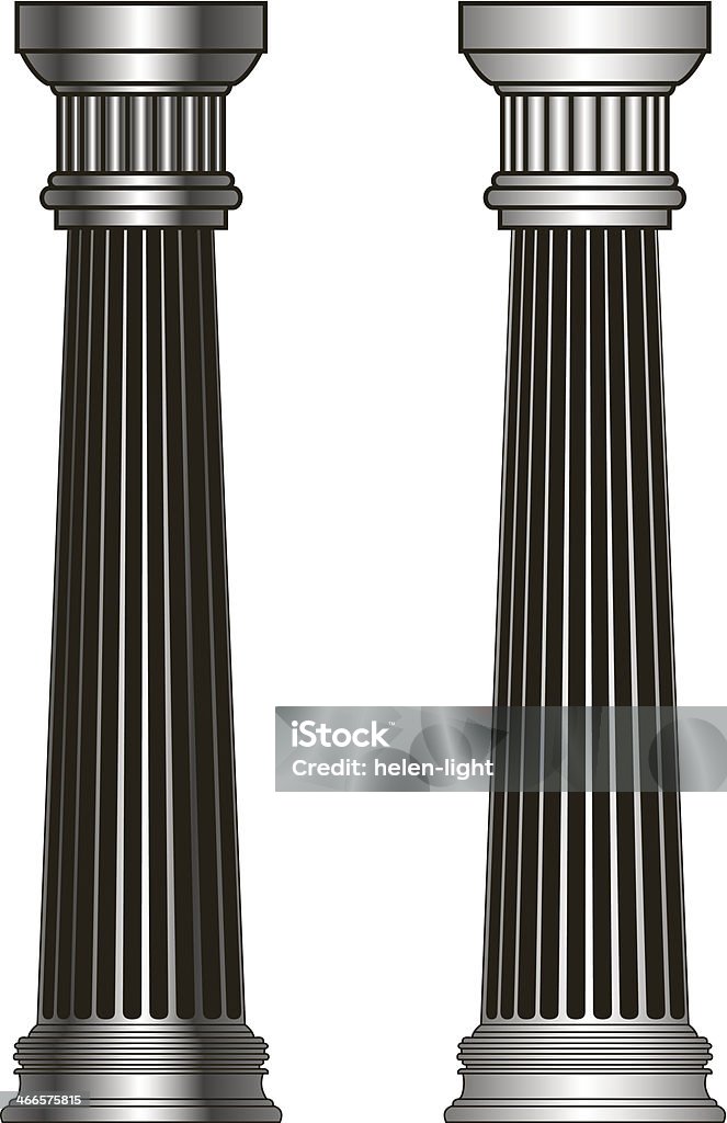 Vecchio stile Grecia colonna Illustrazione vettoriale - arte vettoriale royalty-free di Antico - Condizione
