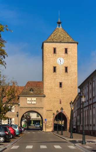 The Tower of the Knights in Haguenau - Alsace, France
