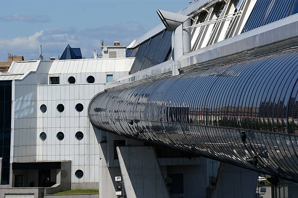 istock Commerce and pedestrian bridge 