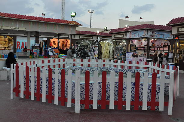 Dubai, UAE - February 12, 2014: Global Village in Dubai, UAE. Global Village is claimed to be the world's largest tourism, leisure and entertainment project.