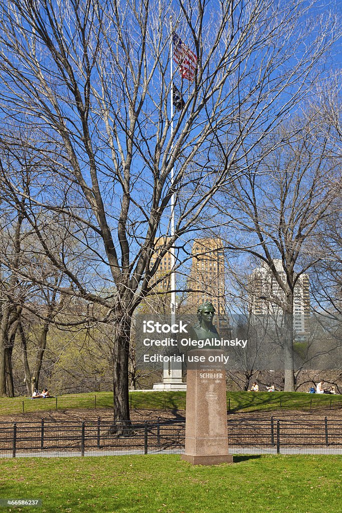Central Park nei primi giorni di primavera, New York City. - Foto stock royalty-free di Albero