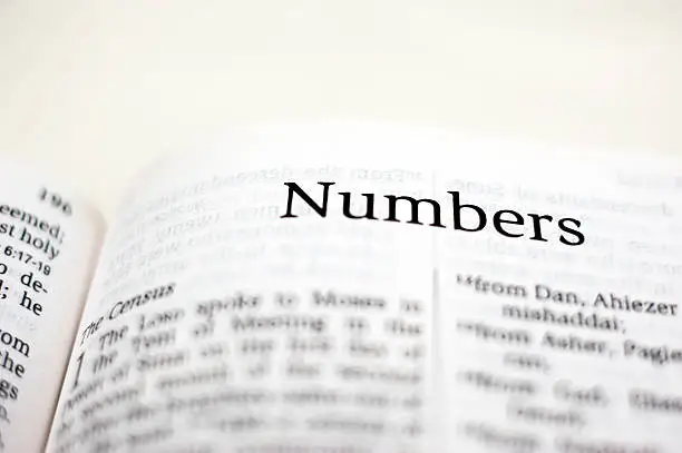 Numbers, one of 66 books of the Bible