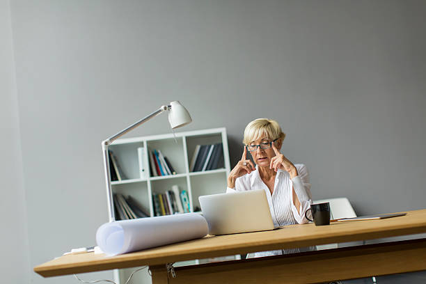 istock Woman in the office 466588546