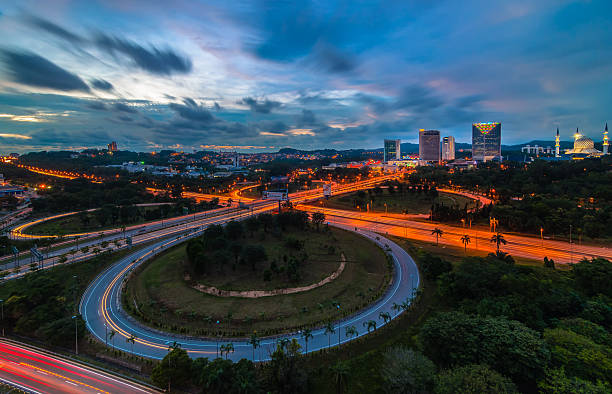 Shah Alam Highway at night