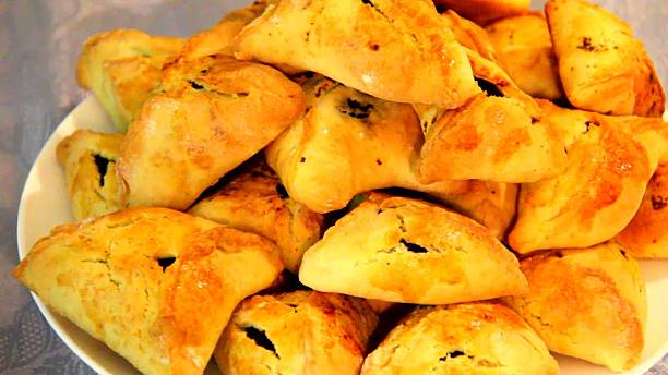 istock Homemade hamantashenon the plate immediately after baking 466593208