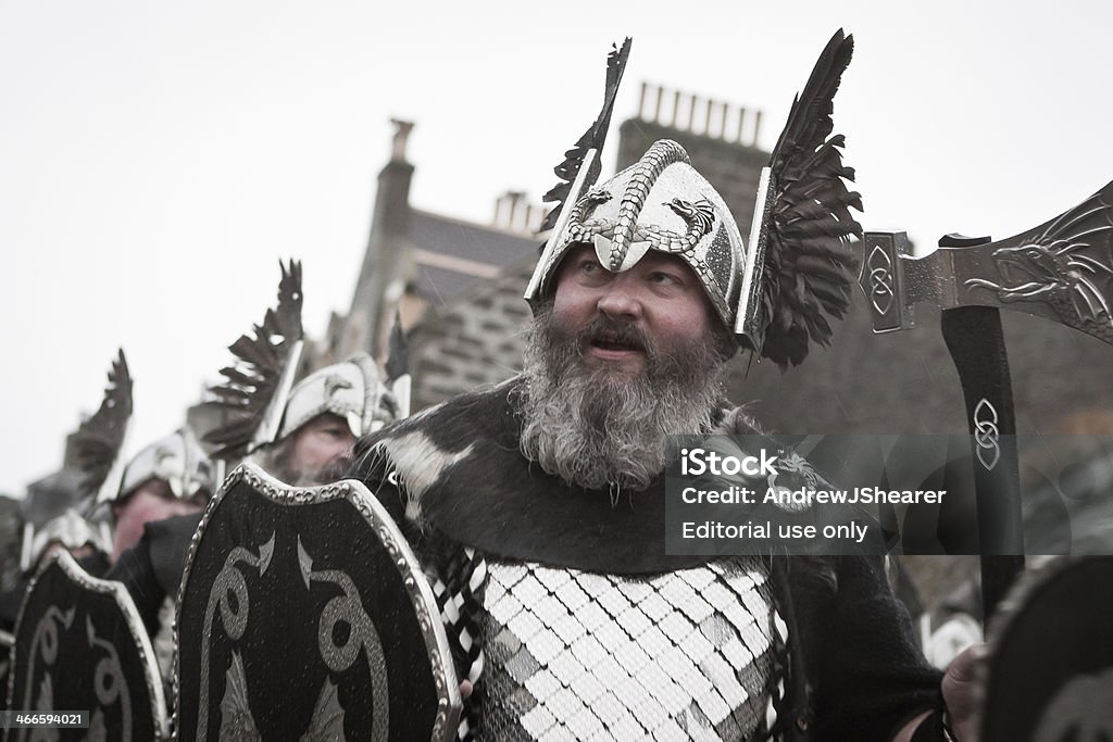 Up Helly Aa Vikings - Foto de stock de 2014 royalty-free