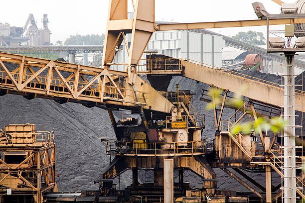 istock huge excavator of coal in a mine 466597957