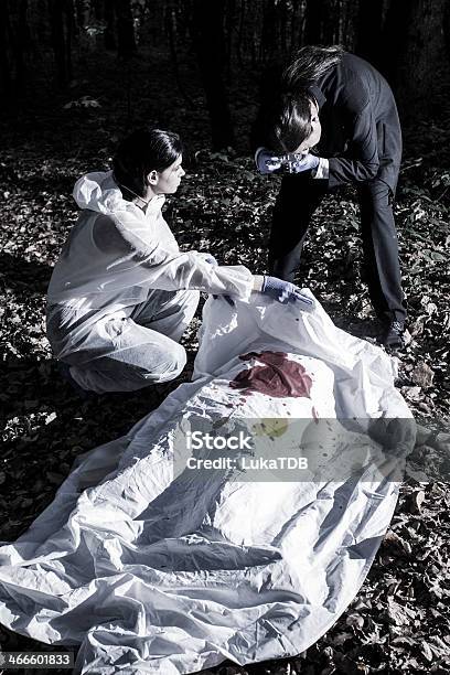 Crime Scene Investigation Stock Photo - Download Image Now - Activity, Adult, Adults Only