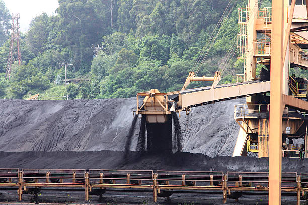 istock huge excavator of coal in a mine 466602857