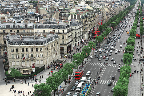 istock Champs Elysees in Paris France 466605646