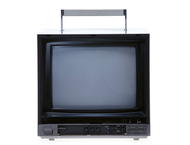 istock Vintage small portable tv 466610349