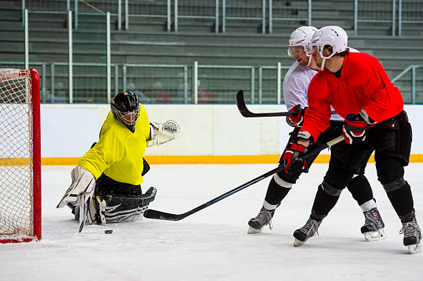 istock Ice Hockey Player in Having a Chance for Scoring 466614933