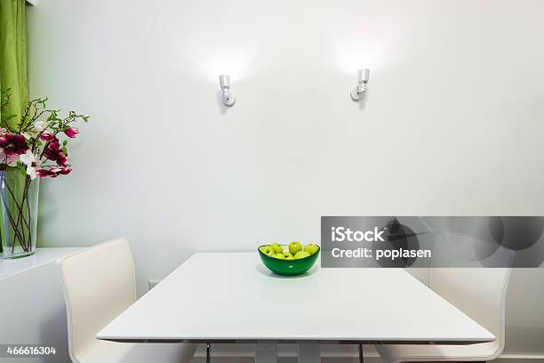 Dining Room Table And Chairs Stock Photo - Download Image Now - 2015, Backgrounds, Chair