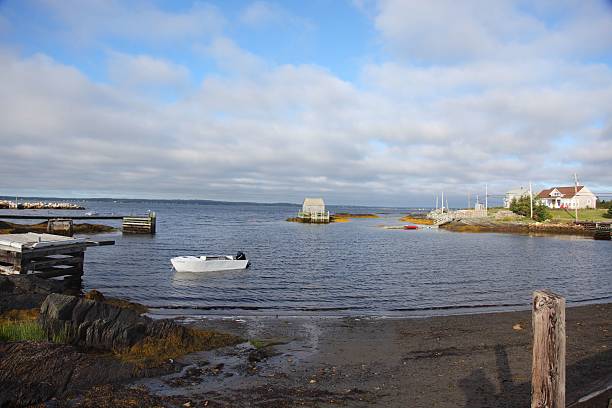 istock Nice seascape of a small cove in Blue Rocks 466616452