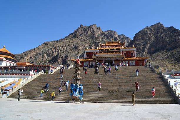 guangzong tempio di helan mountain, mongolia interna - guyuan foto e immagini stock