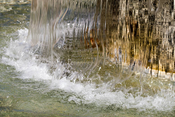 istock Fall of water from a fountain 466629908