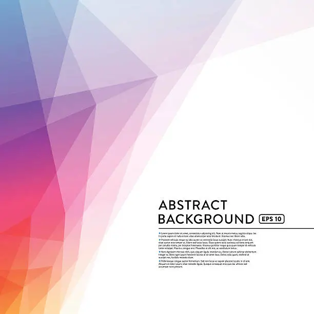 Vector illustration of Abstract Geometric Background