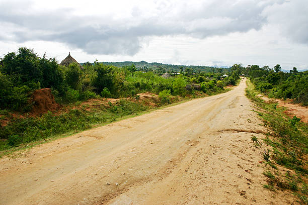 istock Dirt road in Africa 466632223