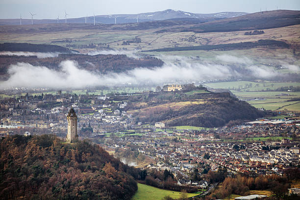 Wallace Monument, City of Stirling and Castle