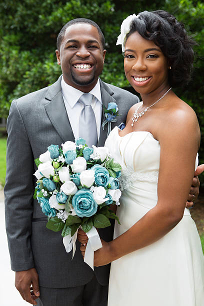 istock African American Bride and Groom 466633559
